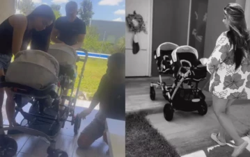 El millonario regalo que Nacho Castañares y Julieta Poggio le hicieron a los bebés de Daniela Celis