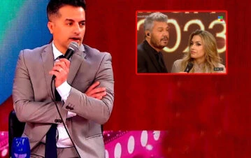 La polémica apuesta de Ángel de Brito sobre el romance de Marcelo Tinelli y Milett Figueroa