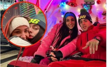 María Becerra y J Rei despiden el año a puro amor y música en las calles de Nueva York