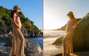 Agustina Casanova mostró su pancita de embarazada desde Saint Barth y contó cómo se llamará su baby