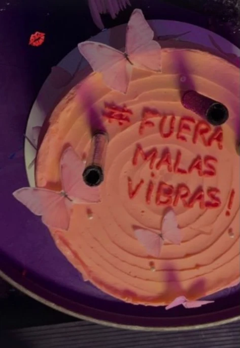 La torta de cumpleaños de Julieta Poggio