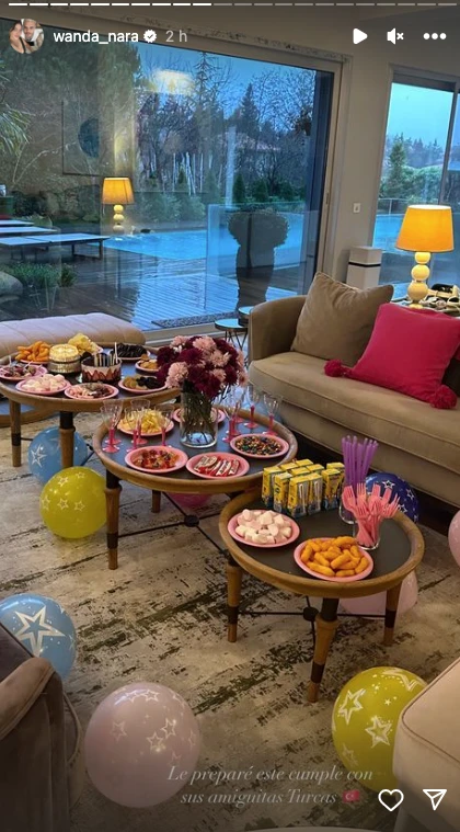 El cumpleaños de la hija de Wanda Nara