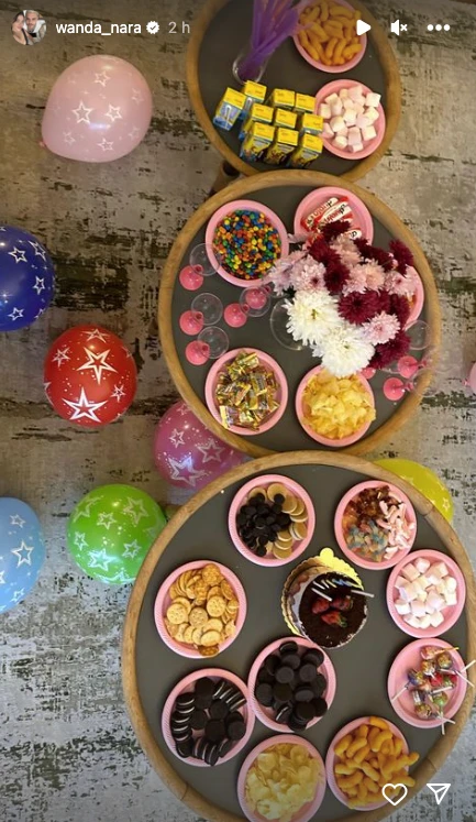 Wanda Nara organizó el cumpleaños de su hija