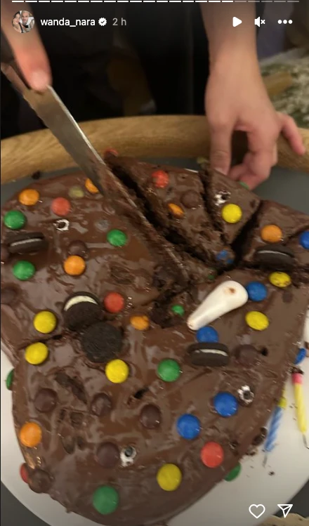 La torta de cumpleaños de la hija de Icardi