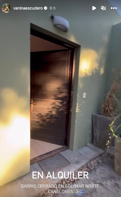 Vanina Escudero alquila su departamento