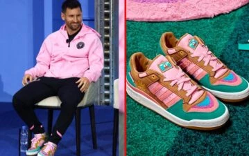 Cuánto cuestan las zapatillas de Los Simpsons que Messi presentó en Miami