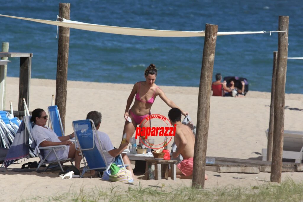 Darín y sus hijos en Punta del Este