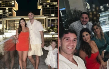 Las fotos del cumpleaños de la esposa de Dibu Martínez en un hotel de lujo de Dubai