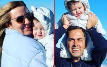 Las fotos del increíble bautismo de Isabella, la hija de Cora Debarbieri y Martín Arévalo
