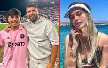 Filtraron un detalle súper íntimo de Sofía Calezetti y su relación con el hijo del Kun Agüero