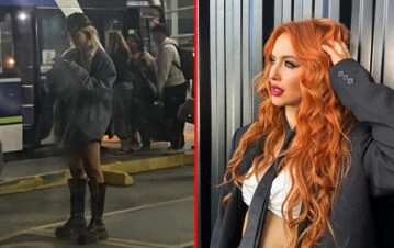 Flor Vigna le hace frente a la crisis: viajó a Mar del Plata en micro y...