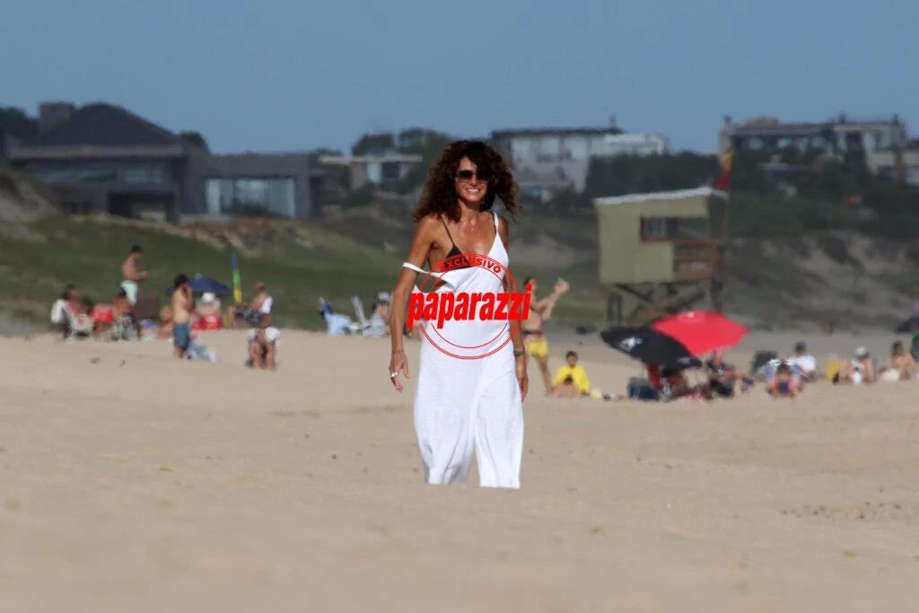 Flor Raggi de vacaciones en Uruguay