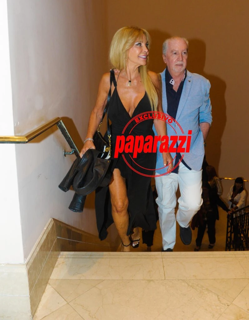 Graciela Alfano y su novio en Punta del Este, Uruguay