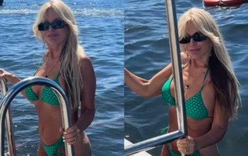 Las jugadas fotos de Graciela Alfano en bikini disfrutando del verano