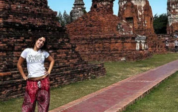 La hija de Joaquín Furriel compartió fotos de sus vacaciones en Tailandia y sorprendió con su gran parecido al actor