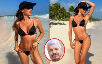 La foto de Pampita en México que generó la reacción de Marcelo Tinelli