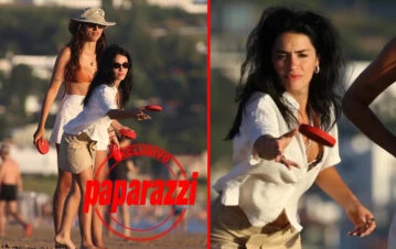 Las fotos de Lali Espósito jugando al tejo en Punta del Este: mate, playa y amigos