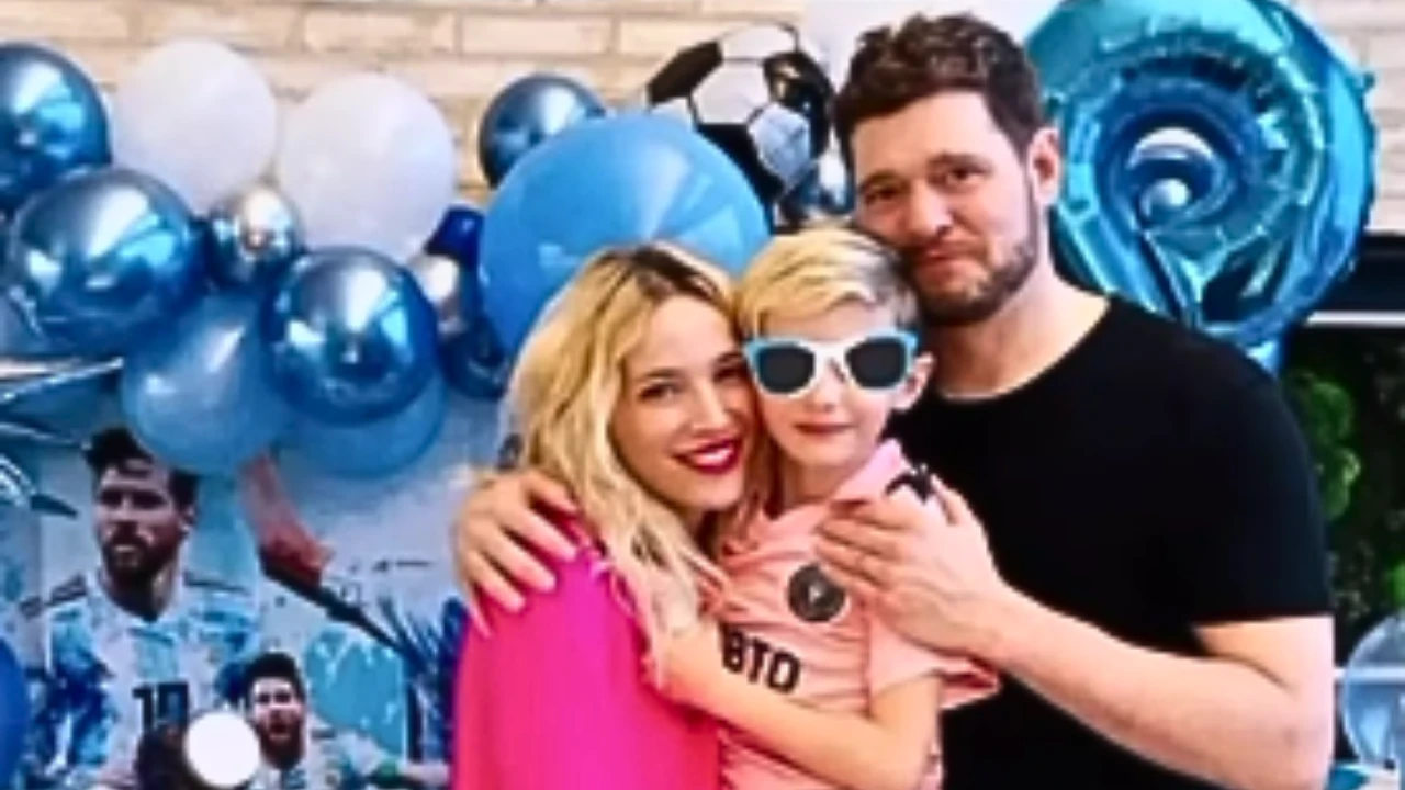 Luisiana Lopilato y familia