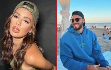 Nico Occhiato y Flor Jazmín Peña juntos: así los descubrieron en la playa muy románticos