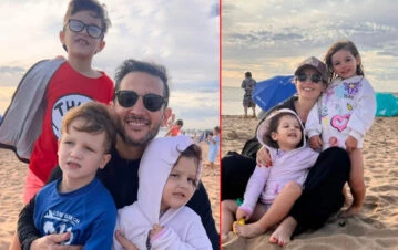 Las fotos de Sabrina Garciarena y Germán Paoloski recibiendo el Año Nuevo en Punta del Este