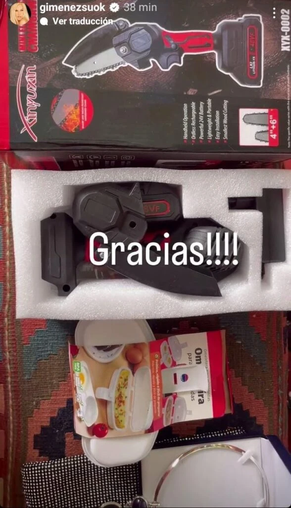 Susana Giménez y sus regalos