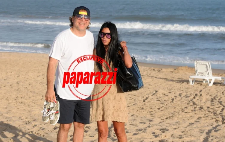 Cristian Castro y la novia de vacaciones en Punta del Este