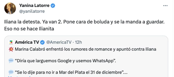 Yanina Latorre contó toda la verdad de la guerra de las Calabró