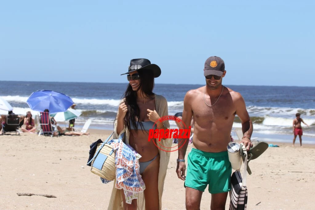 Zaira Nara enamorada en Uruguay