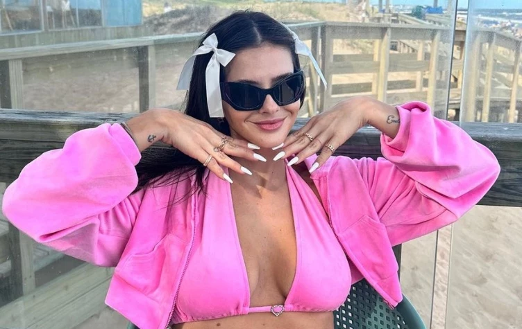 La China Suárez recibió el año en Punt del Este.