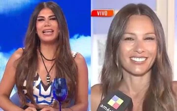 ¡No daba! Flor de la V se burló de Pampita en vivo con una picante mención al tema “prohibido”
