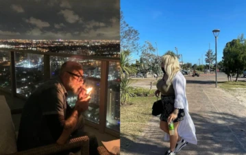 La foto de Jorge Rial en el "paraíso" al que se mudó mientras que Morena Rial está en situación de calle