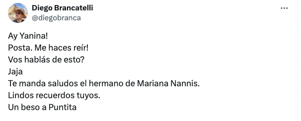 BRANCA ACUSO A YANINA LATORRE DE ENGAÑAR A DIEGO CON EL HERMANO DE LA NANNIS