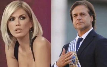 Viviana Canosa con el corazón roto: el presidente de Uruguay Luis Lacalle Pou blanqueó con una campeona de caño