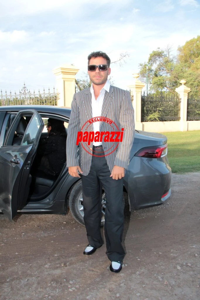 Fernando Dente en la boda de Cande Tinelli