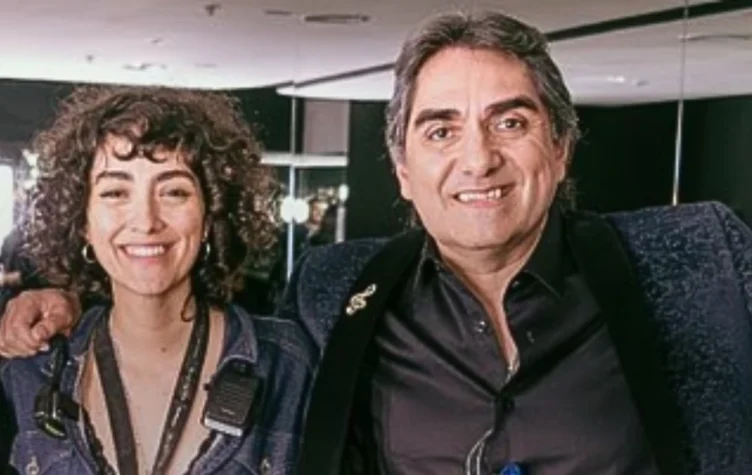 Kike Teruel y su hija