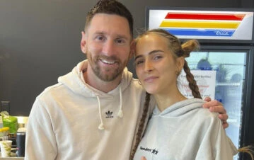 La hija de Juana Viale cumplió el sueño de conocer a Lionel Messi y mostró las fotos del exclusivo paseo