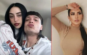 Las escandalosas fotos que subió la amante de Peso Pluma tras la separación de Nicki Nicole