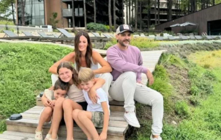 Paula Chavez y su familia