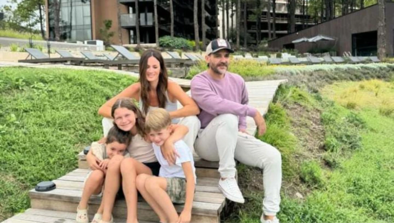 Paula Chavez y su familia