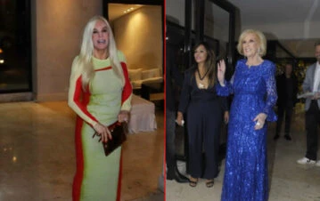 Susana Giménez sorprendió a Mirtha Legrand en su cumpleaños de 97 y no le llevó regalo