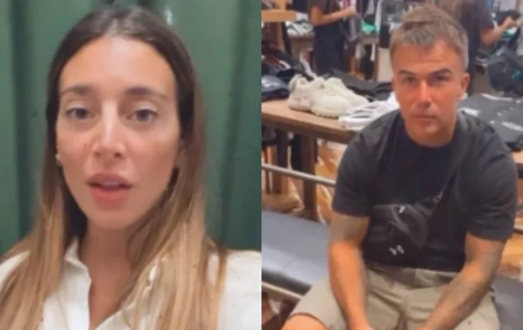 Sol Pérez y su esposo