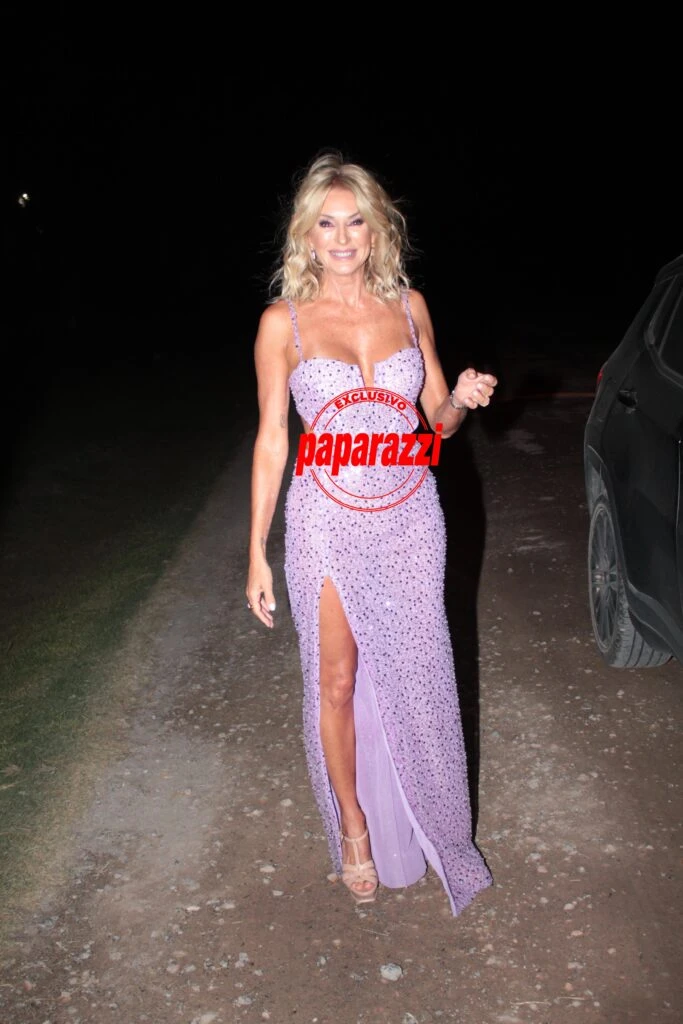 Yanina Latorre en la boda de Cande Tinelli