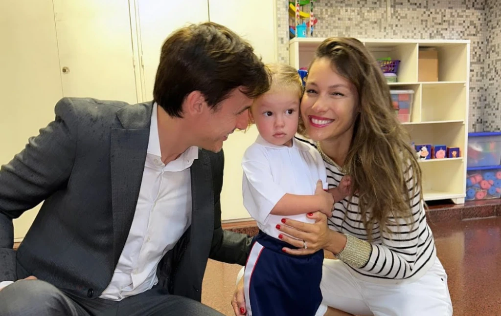 Primer día de jardín de la hija de Pampita