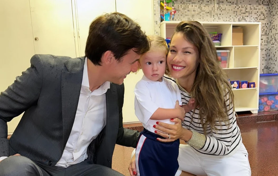 Primer día de jardín de la hija de Pampita