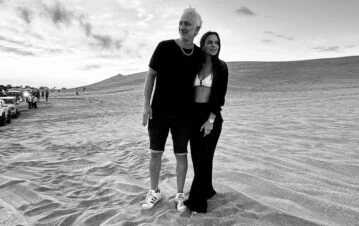 A dónde se fue de vacaciones Andy Kusnetzoff junto a sus hijos