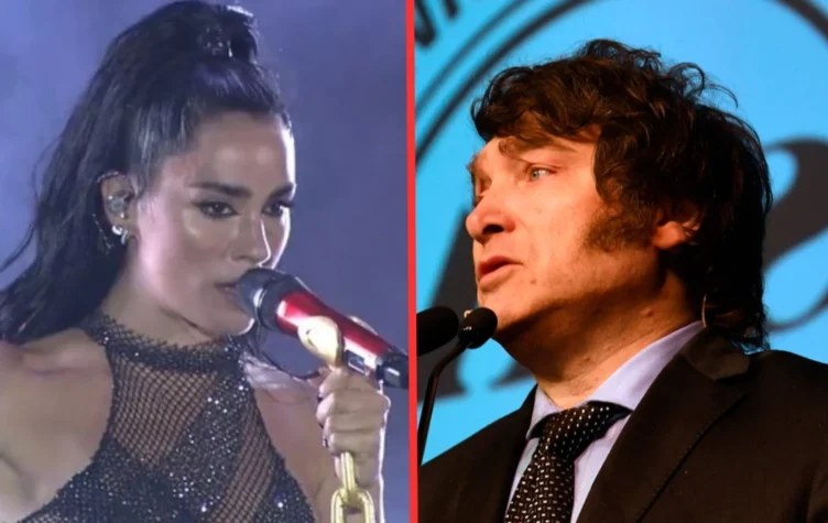 Los filosos mensajes de Javier Milei contra Lali Espósito tras tildarlo de antipatria en el Cosquín Rock