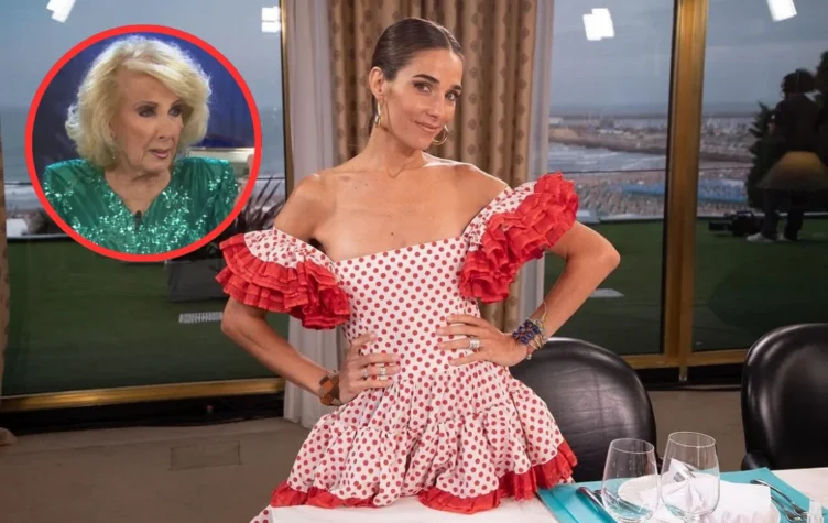 Juana Viale lució un increíble vestido que Mirtha Legrand le regaló en su infancia