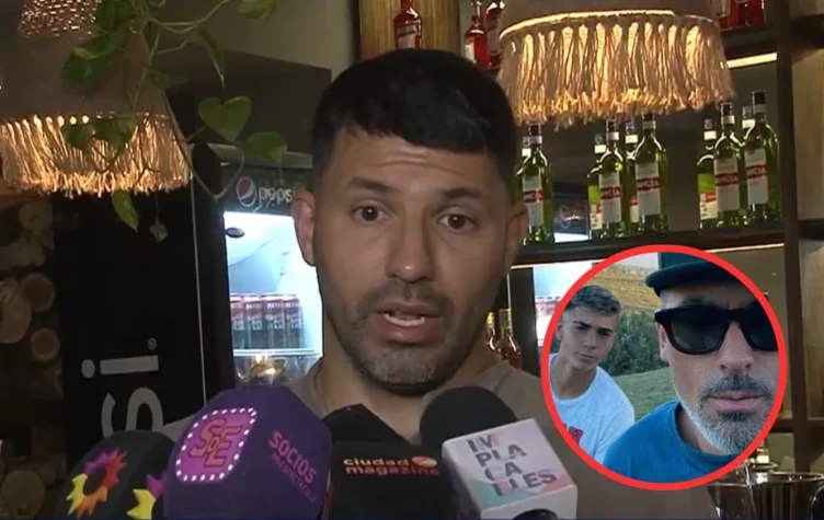El Kun Agüero contó la charla que tuvo con el hijo del Pocho Lavezzi tras su enfermedad