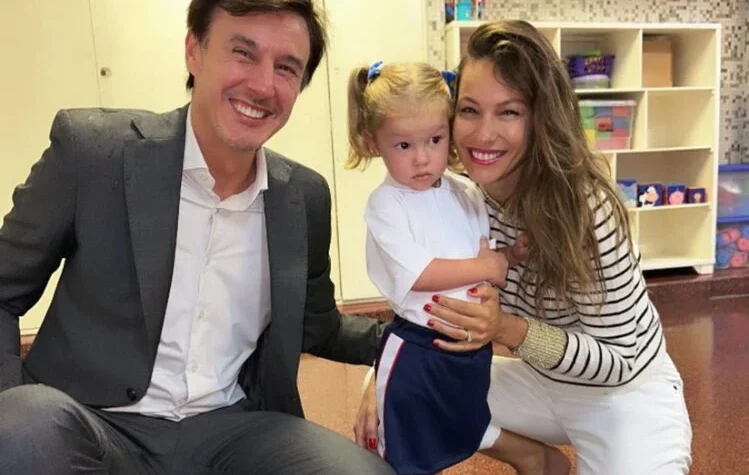 Primer día de jardín de la hija de Pampita