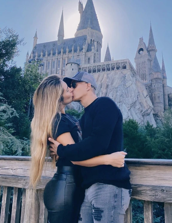 Sebastián Sosa y su mujer